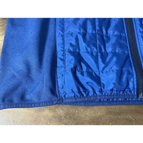 Orvis Jacket Mens 2XL Blue Full Zip Quilted Mixed Media - Picture 10 of 12
